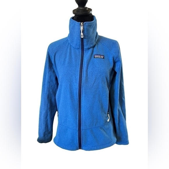 Patagonia Better Sweater Knit Fleece Jacket Alaska Blue Zip Front Small - Picture 2 of 9